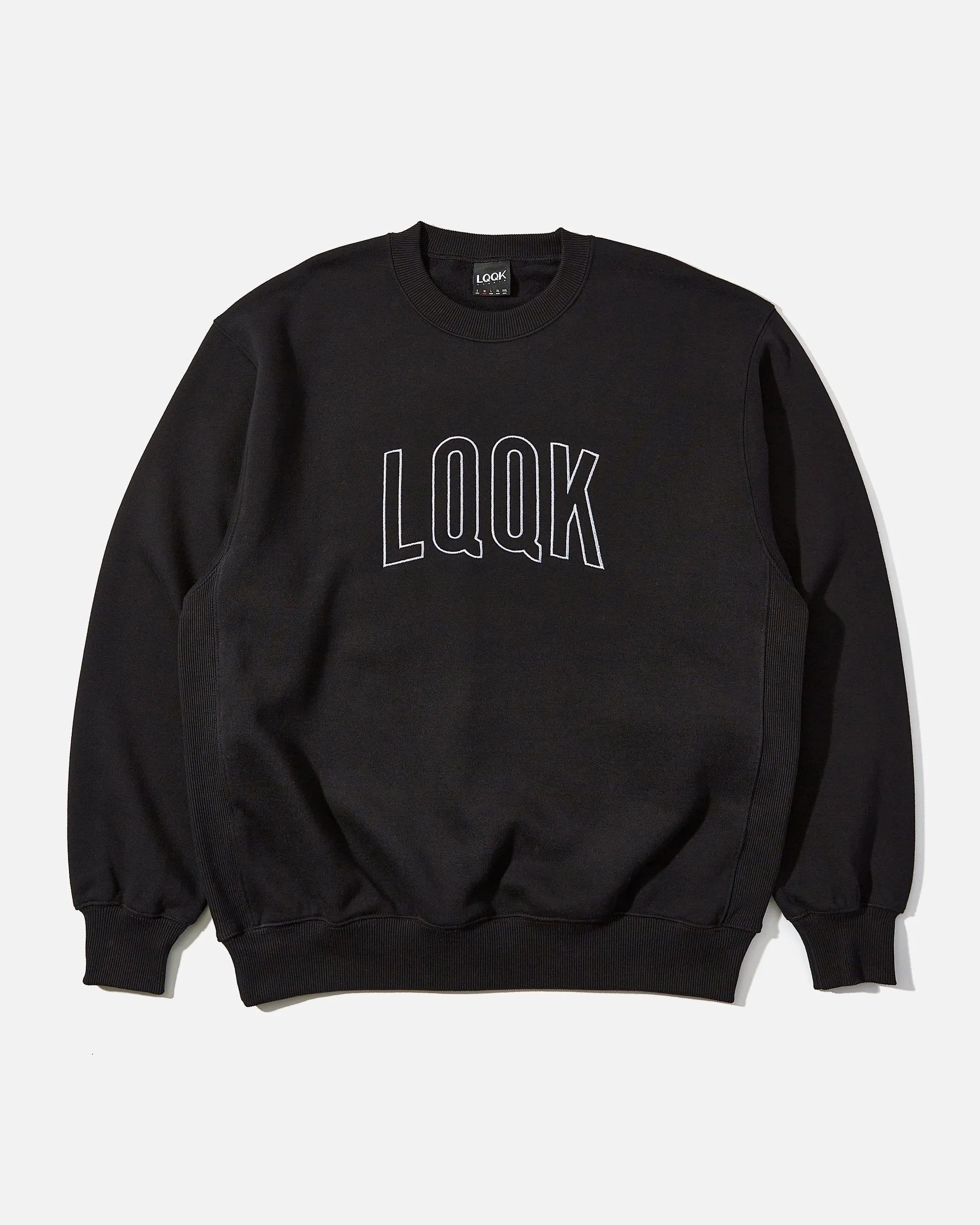 Pintuck Crewneck - Black