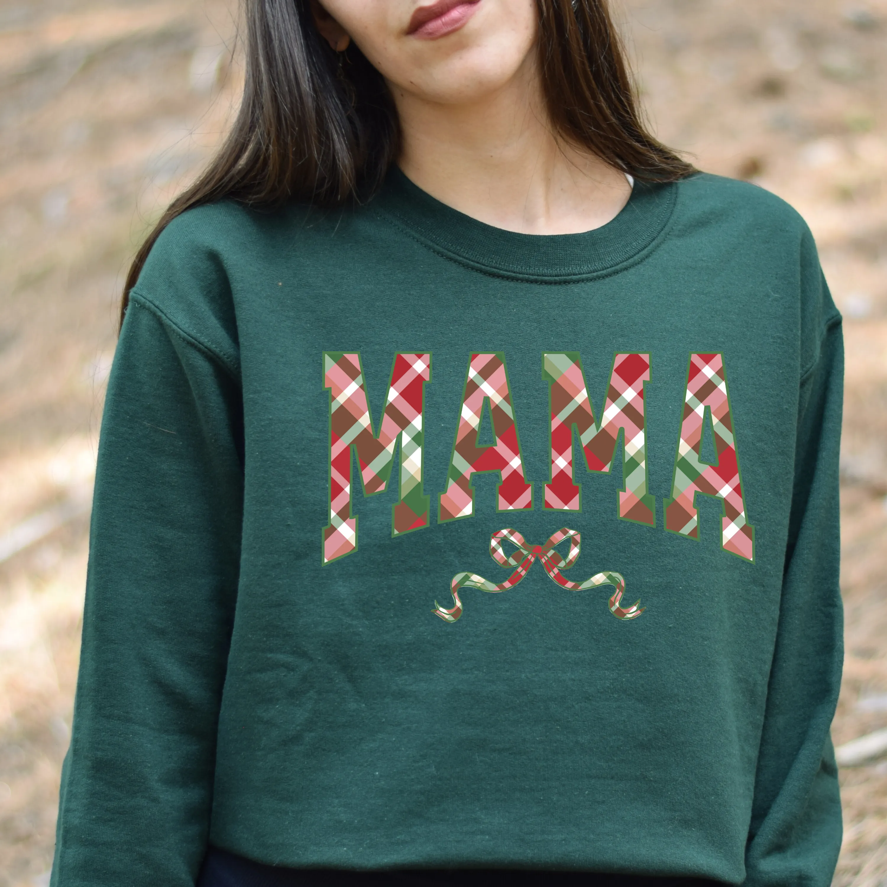 Plaid Mama Christmas Sweatshirt