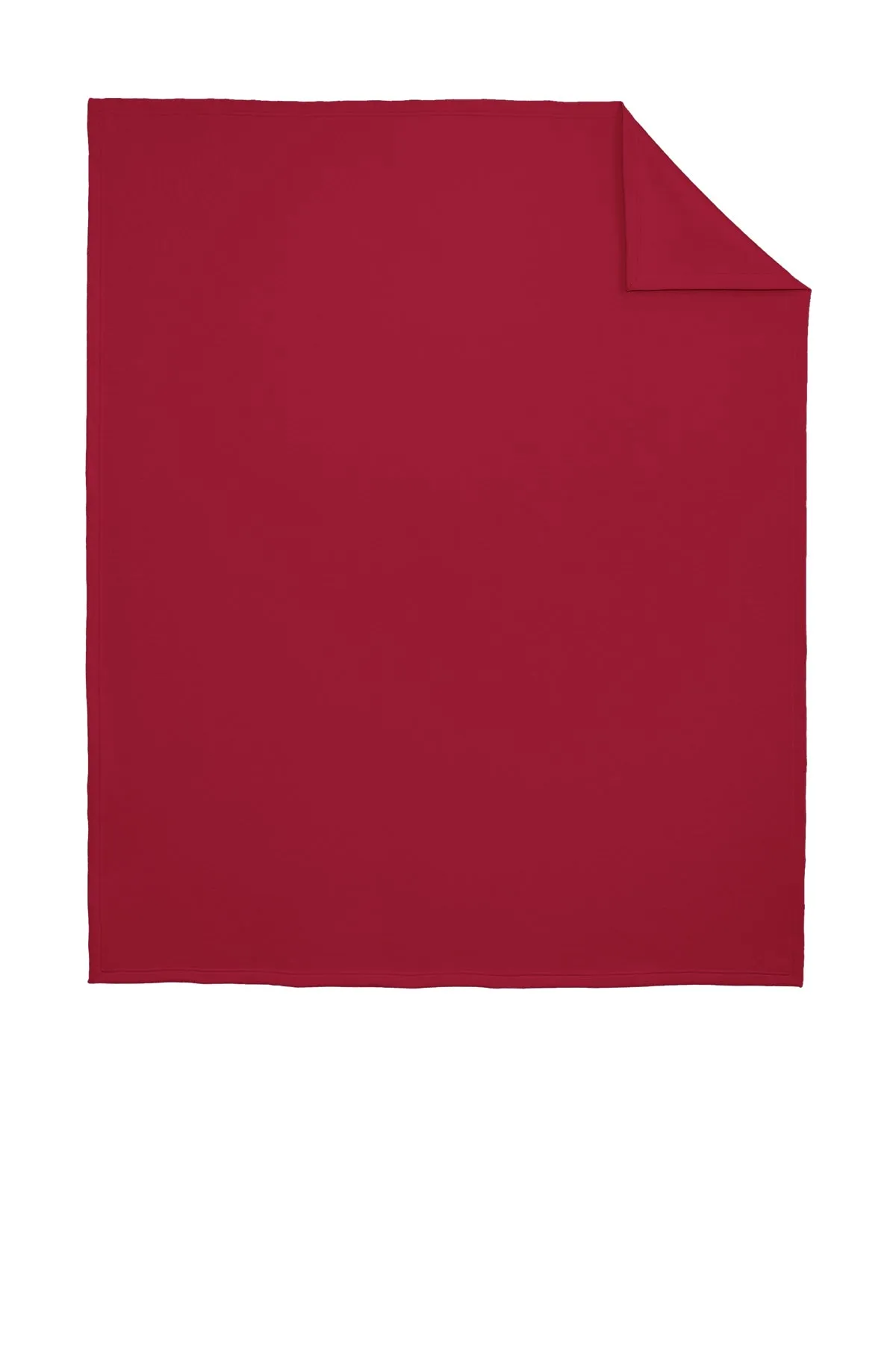 Port & Company Core Fleece Branded Blankets, Red