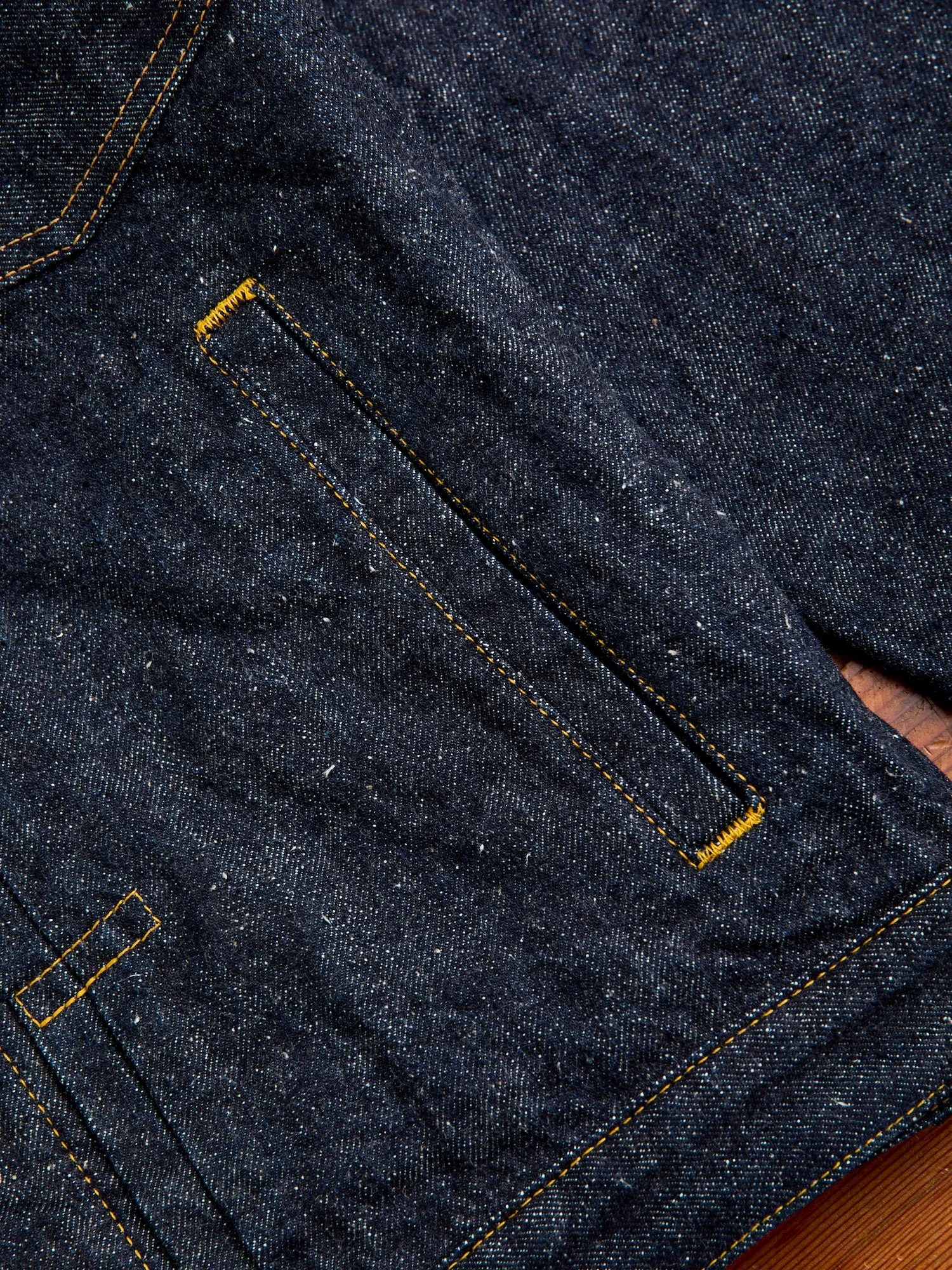 S5512PX15oz "Otokogi" Denim Type 1 Jacket in Indigo