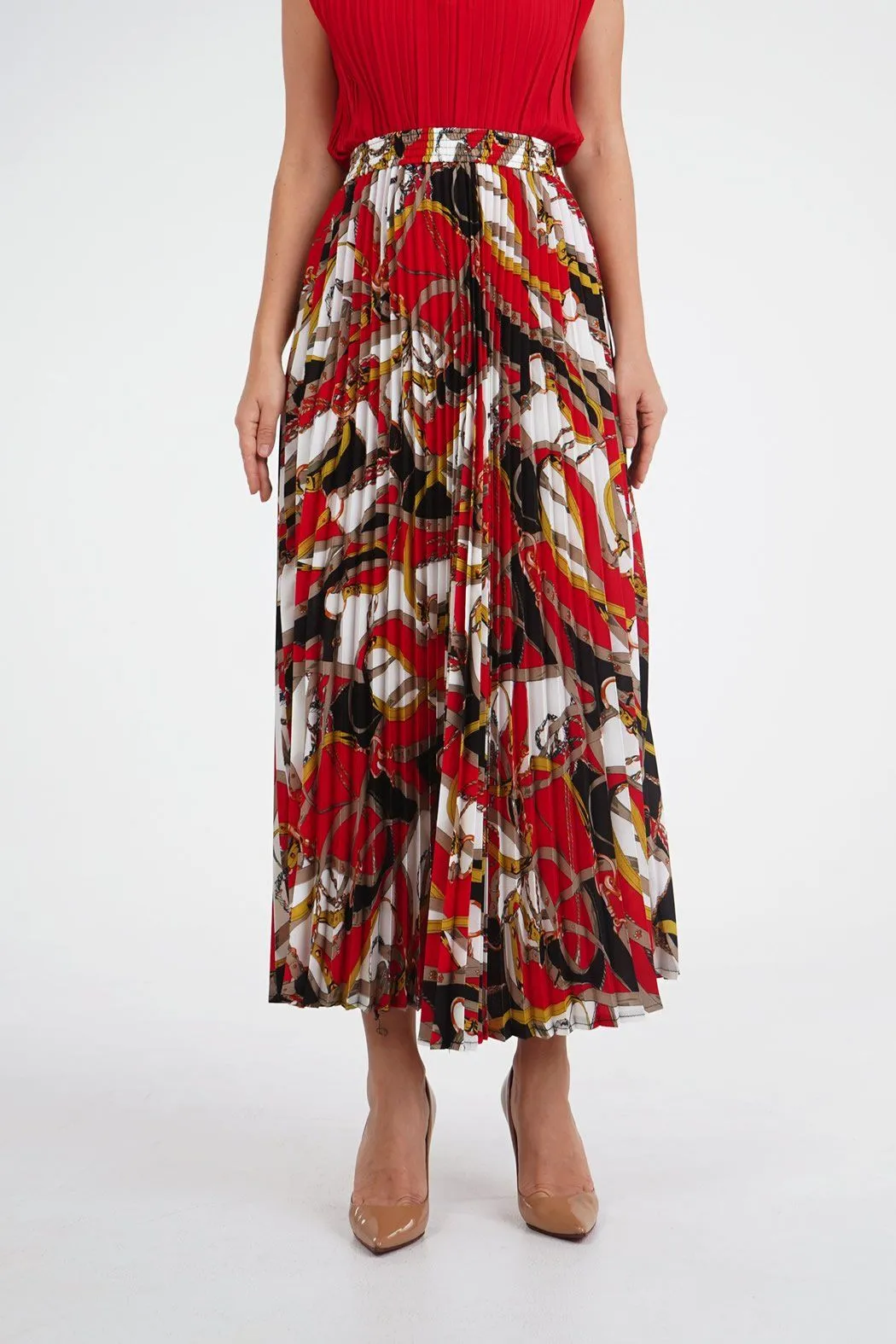 Sancha A-Line Printed Skirt