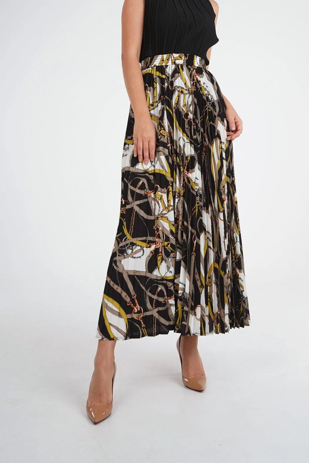 Sancha A-Line Printed Skirt