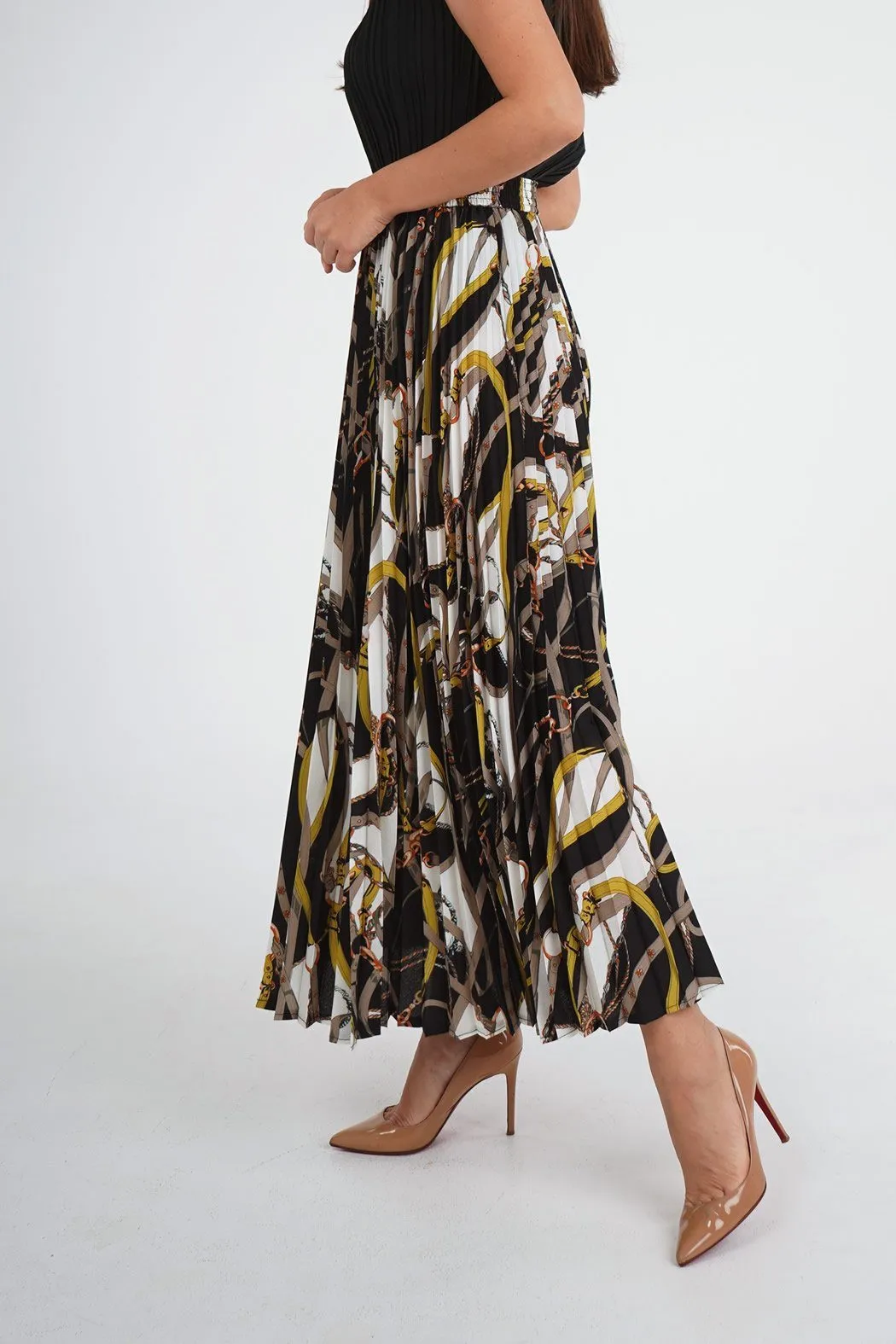 Sancha A-Line Printed Skirt