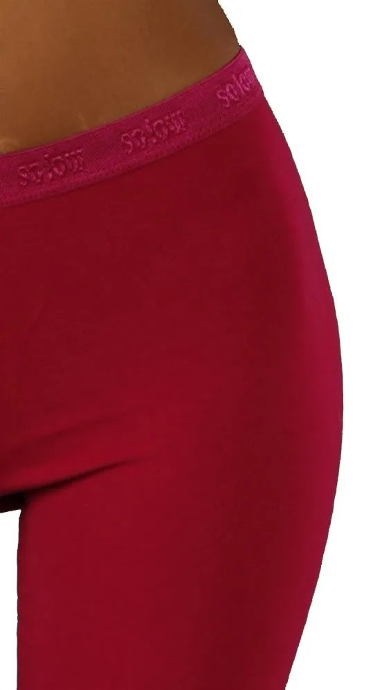 So Low Modal Crop Legging in Fuchsia