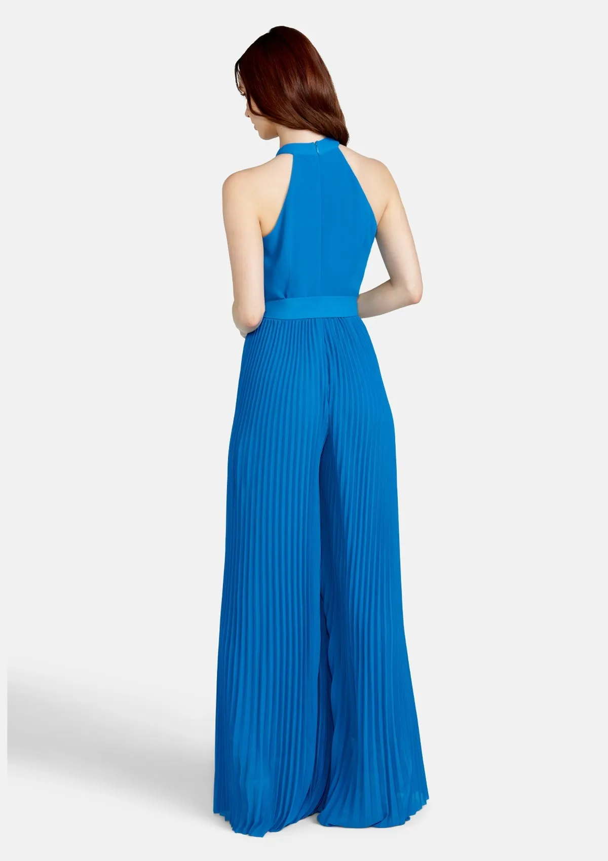 Tall Zandaya Pleated Wide Leg Jumpsuit