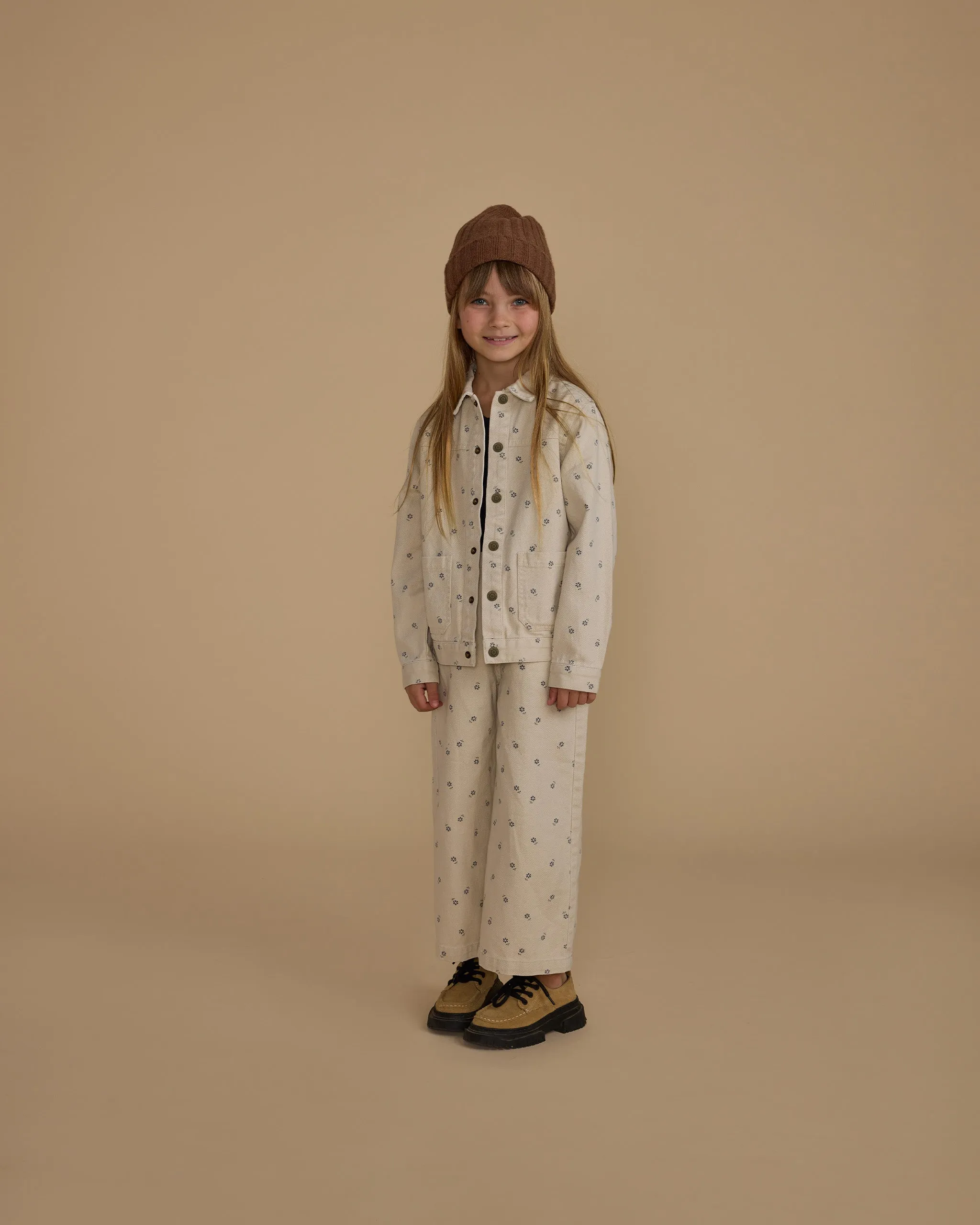 The Straight Leg Pant by Rylee   Cru - Blue Daisy - KIDS