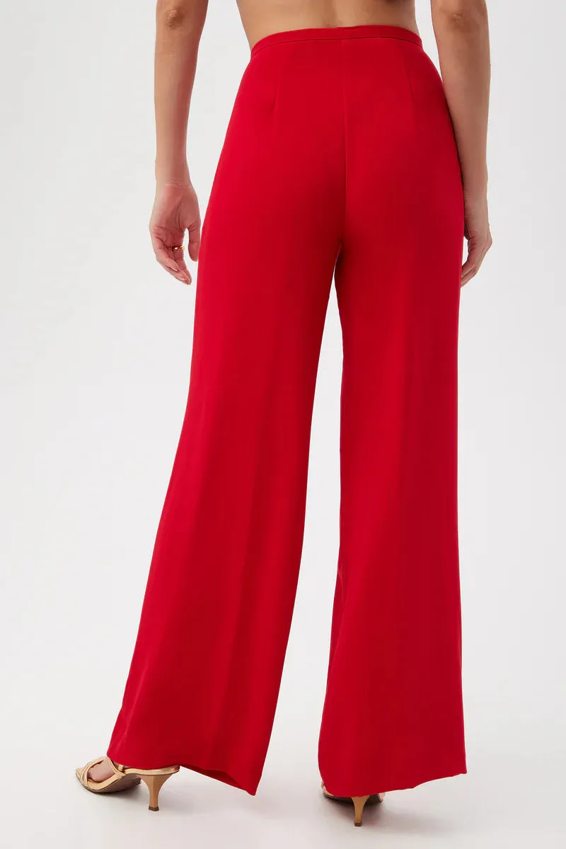 Trina Turk Tavia Georgette Wide Leg Pant