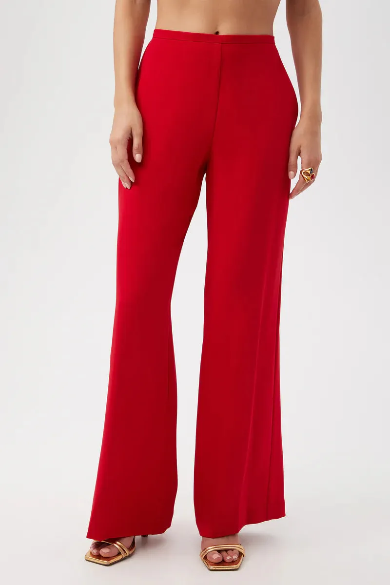 Trina Turk Tavia Georgette Wide Leg Pant