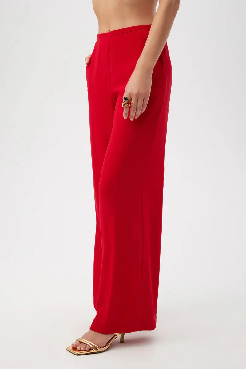 Trina Turk Tavia Georgette Wide Leg Pant