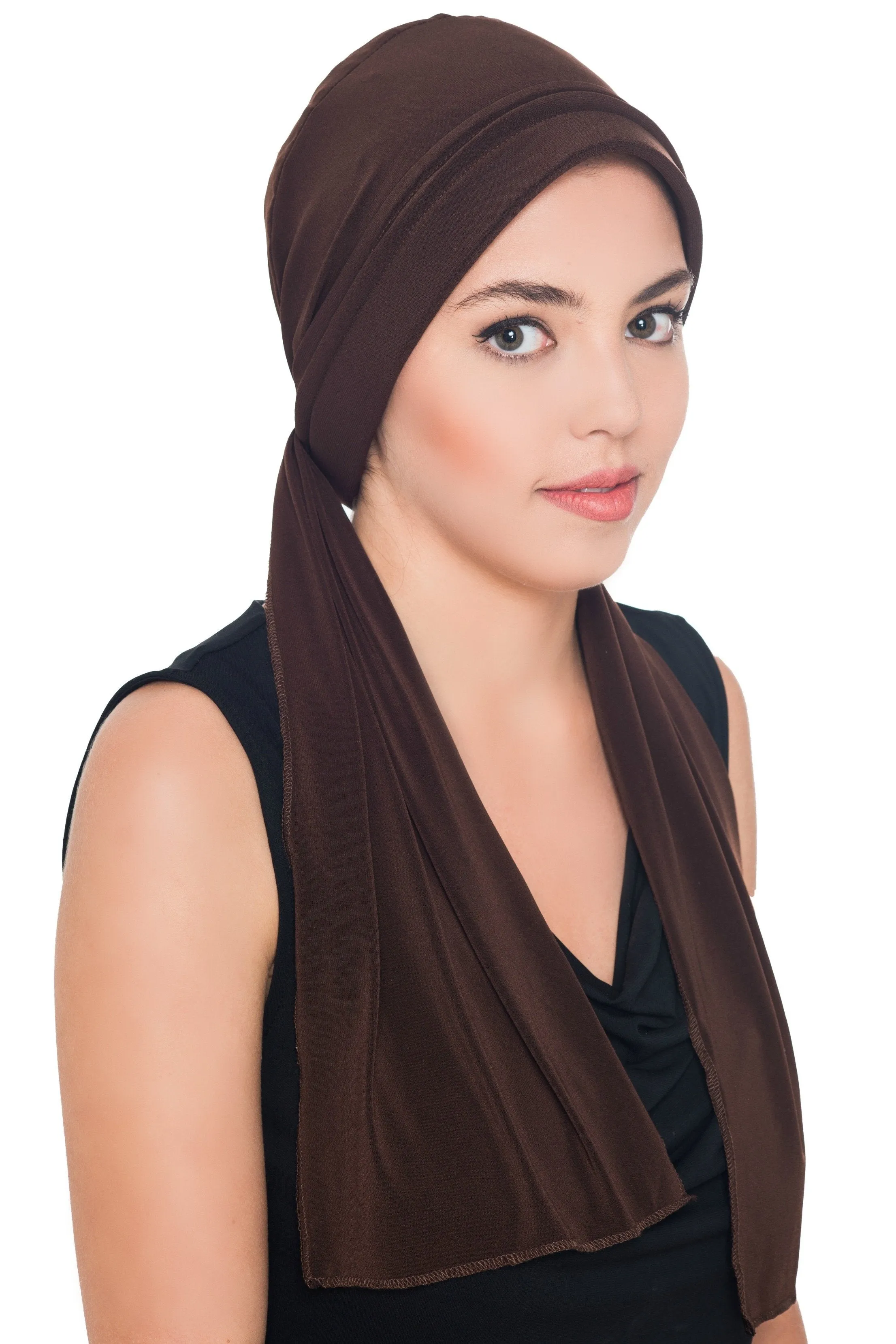 Versatile Headwear with Long Tails