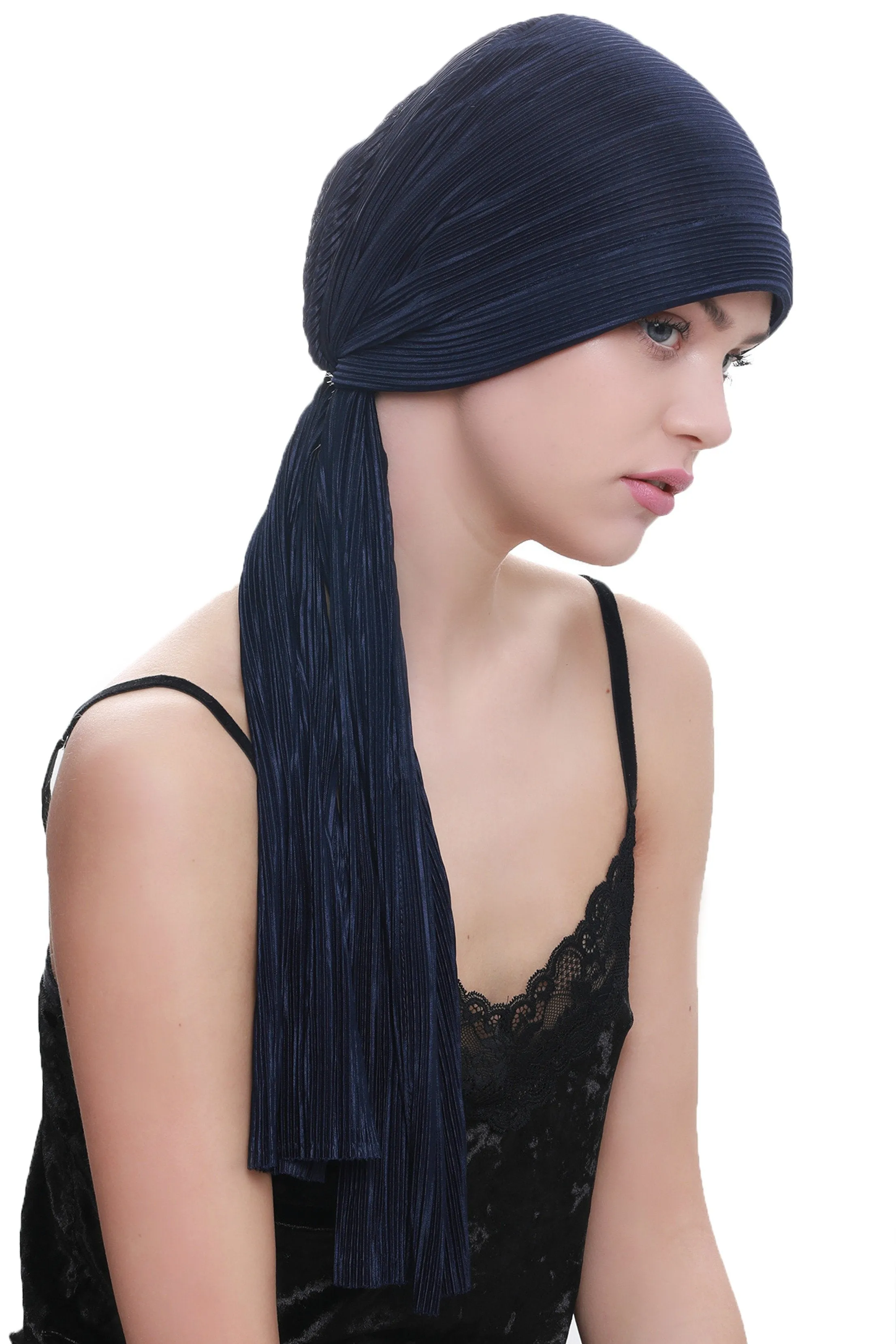 Versatile Headwear with Long Tails