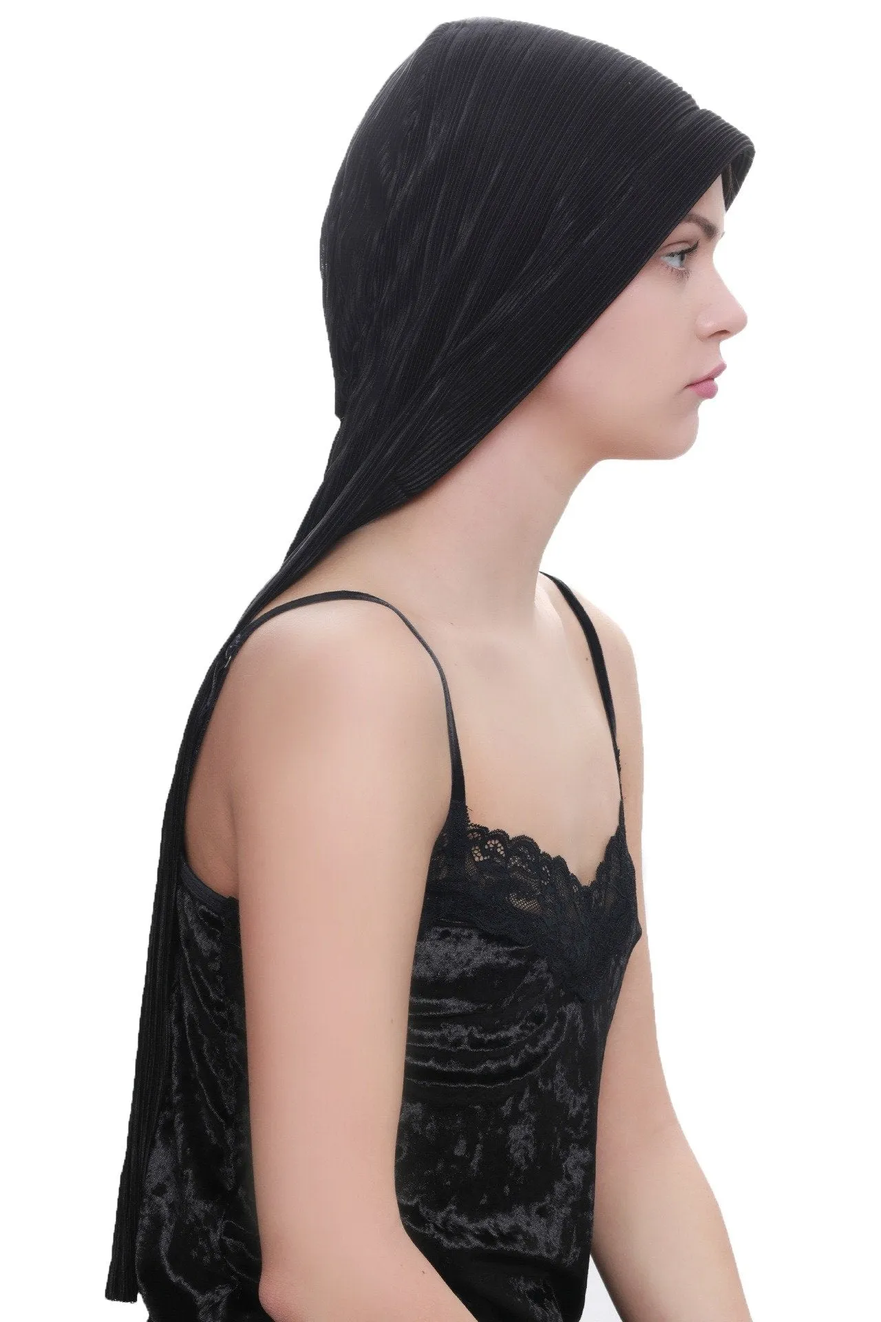 Versatile Headwear with Long Tails