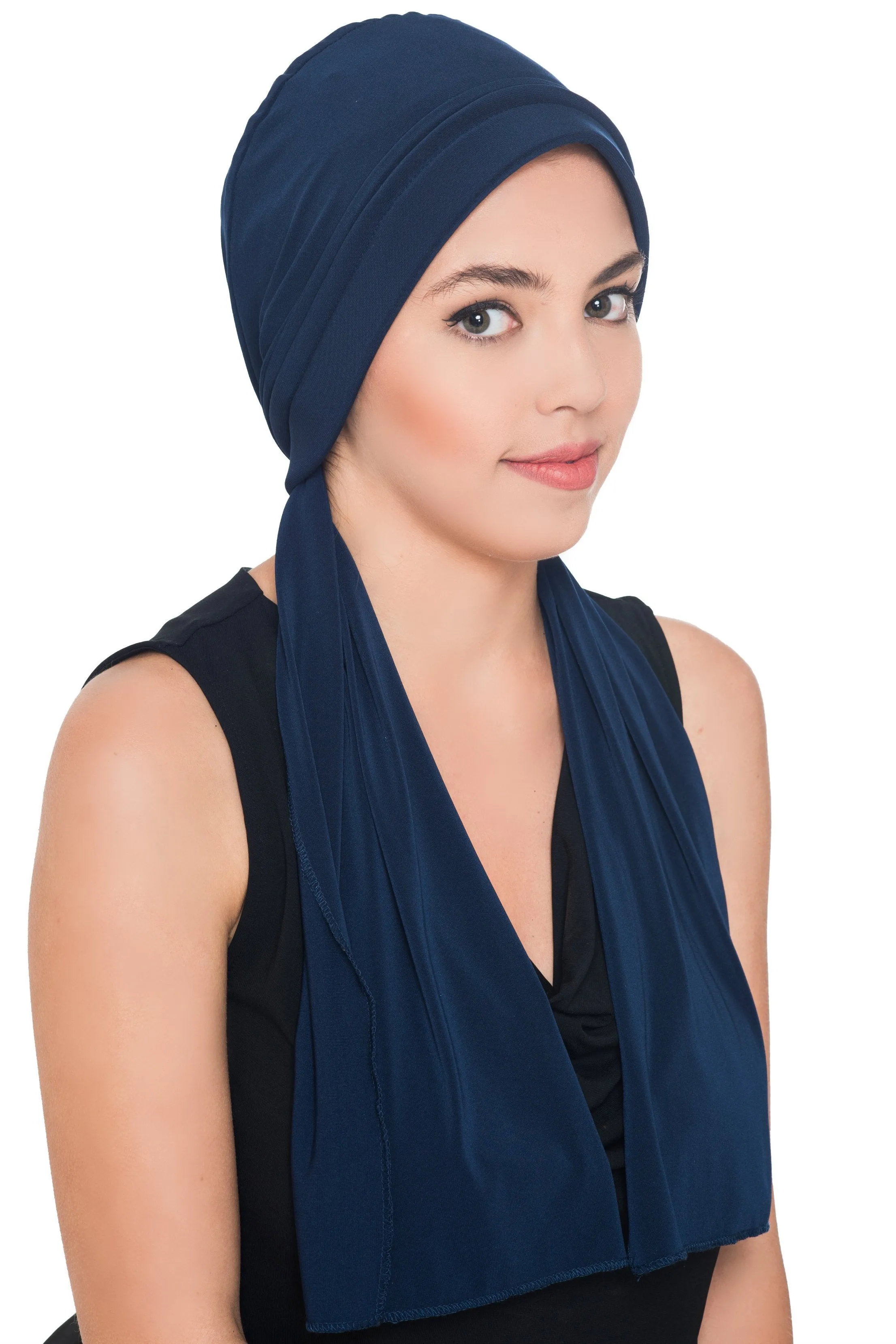 Versatile Headwear with Long Tails