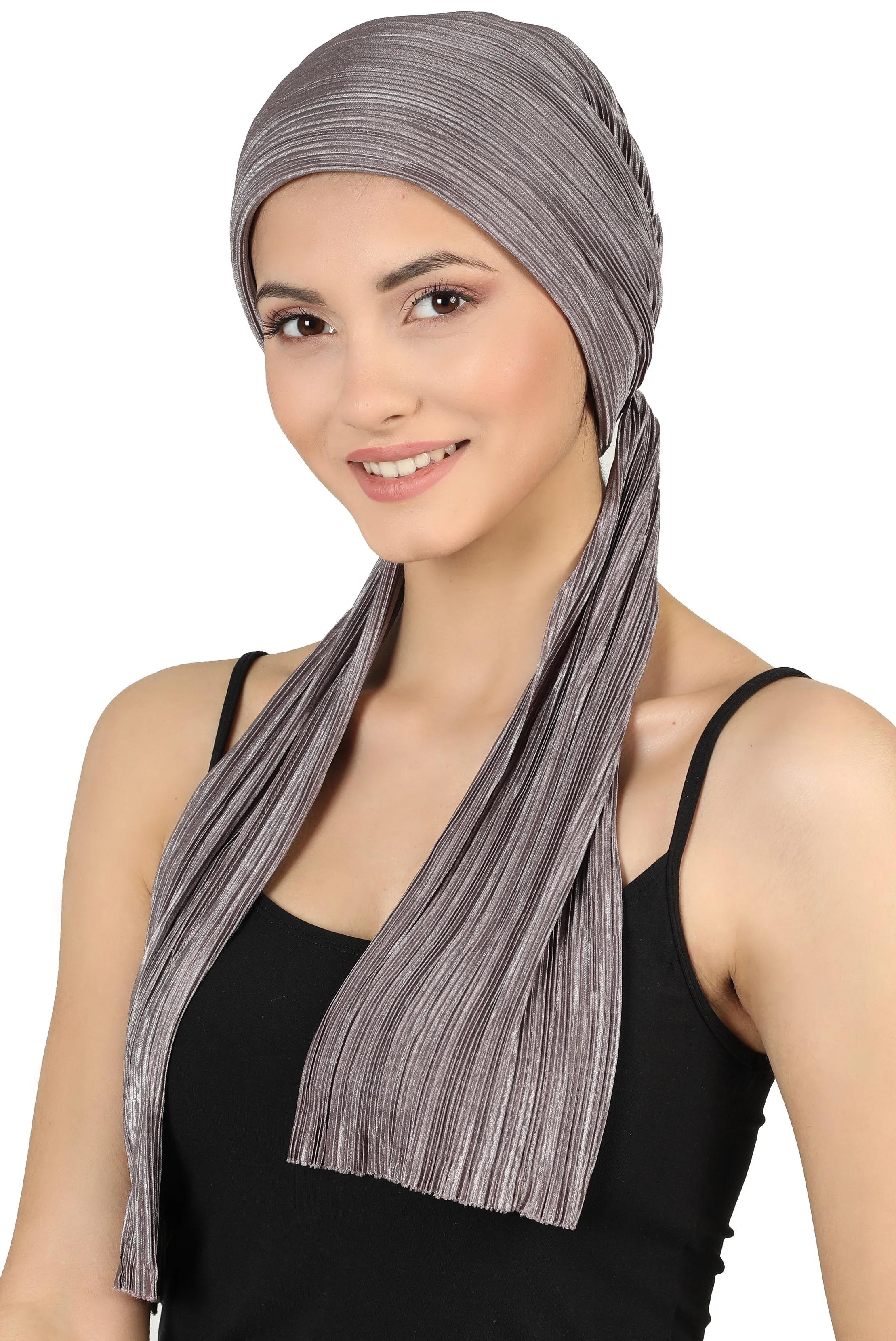 Versatile Headwear with Long Tails