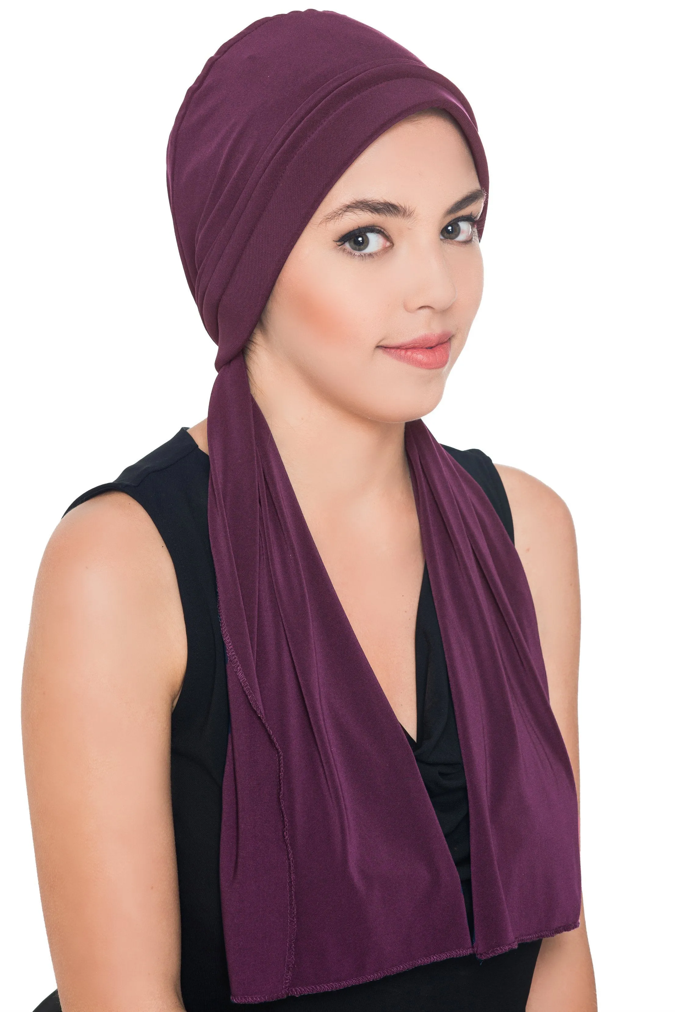 Versatile Headwear with Long Tails