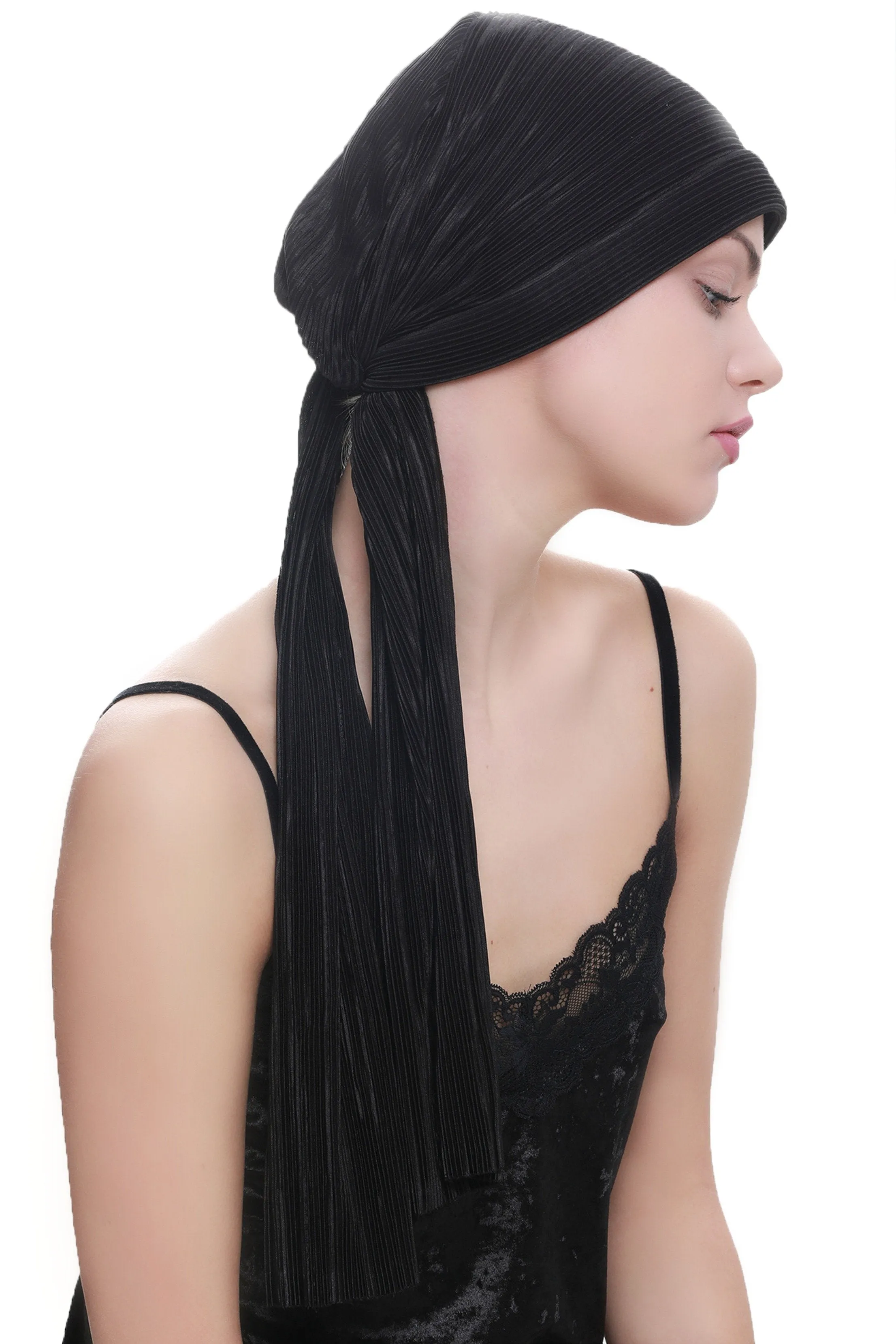 Versatile Headwear with Long Tails