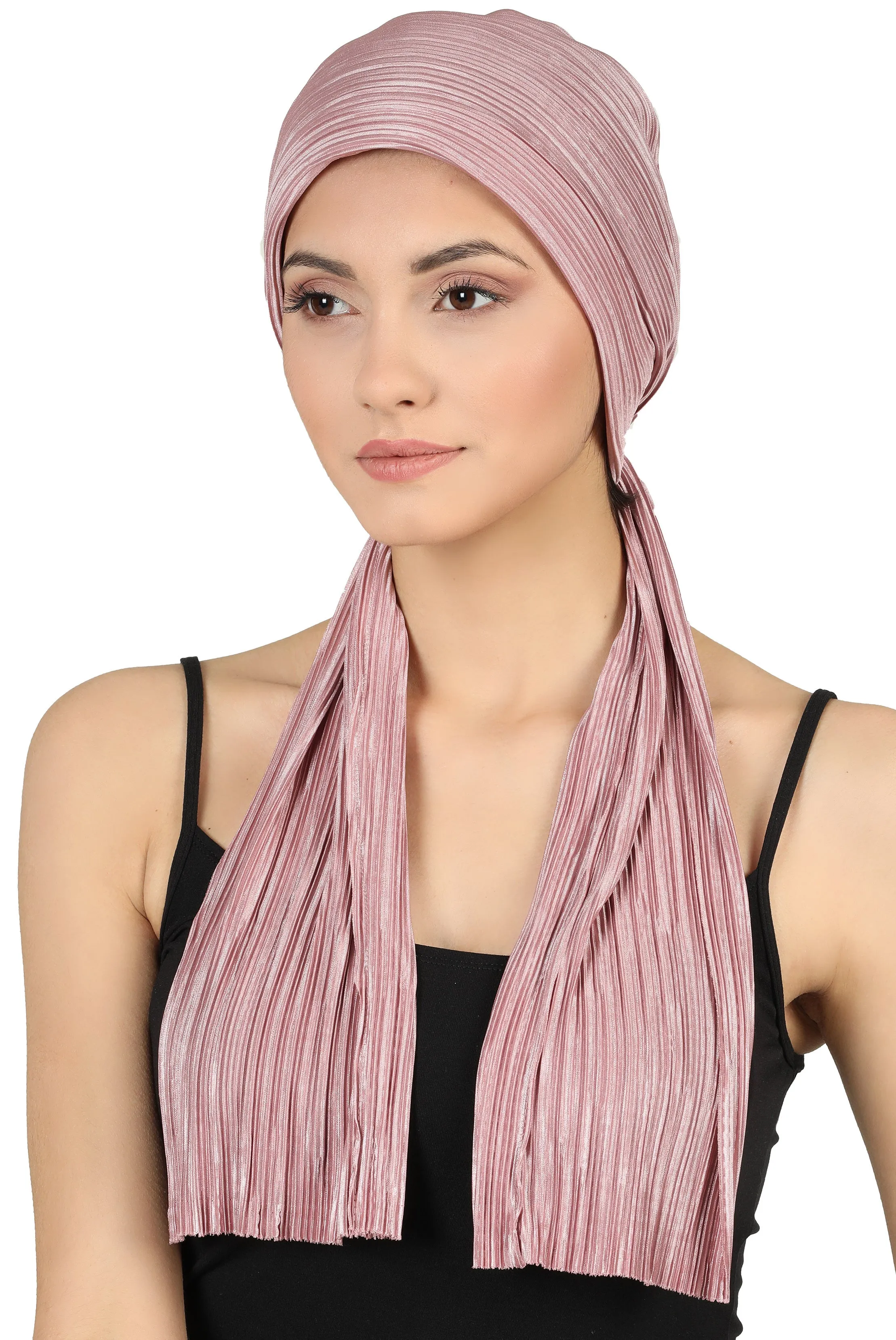 Versatile Headwear with Long Tails