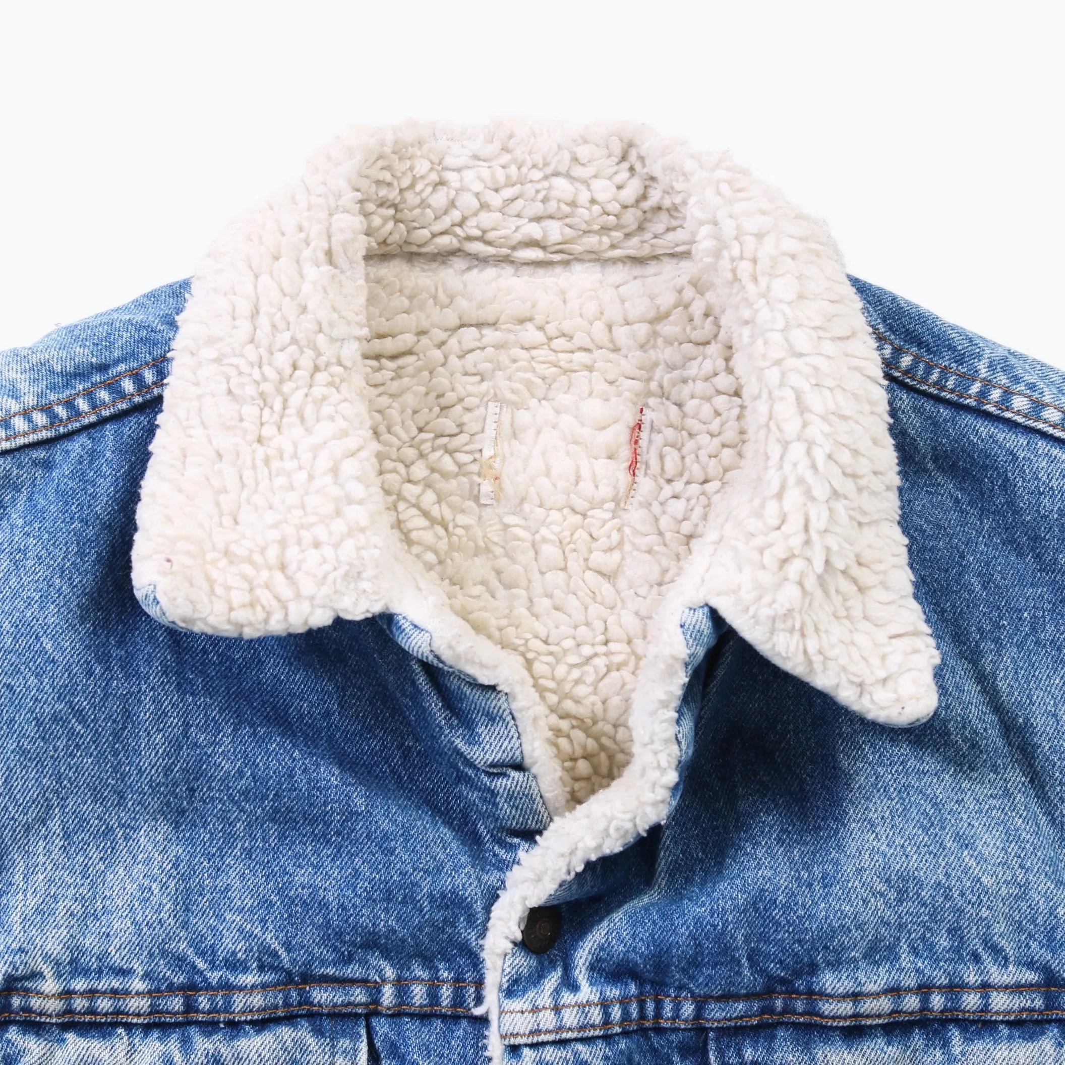 Vintage Denim Sherpa Vest