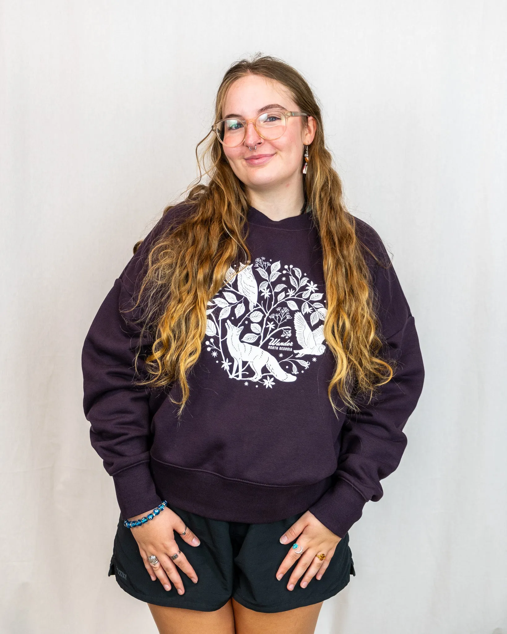 Women's Woodland Sweatshirt - Plum